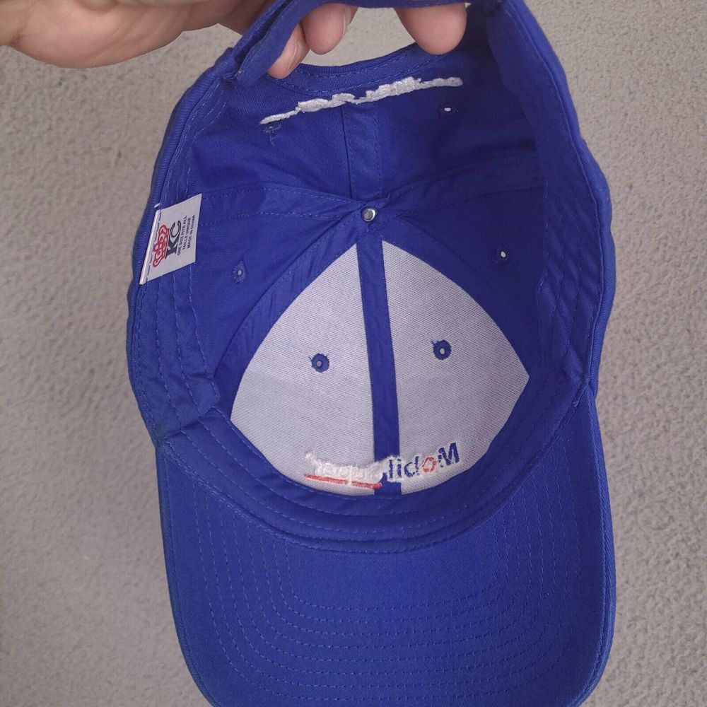 Mobil Super "Go the Distance 2016 Tour" Hat Cap Adjustable Strapback Blue - Picture 7 of 11